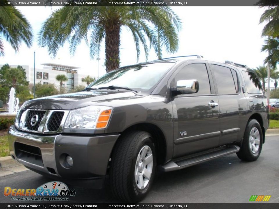 2005 Nissan Armada LE Smoke Gray / Steel/Titanium Photo #2
