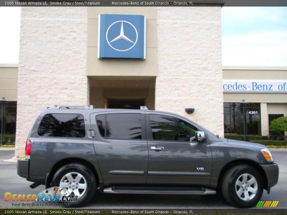 2005 Nissan Armada LE Smoke Gray / Steel/Titanium Photo #5