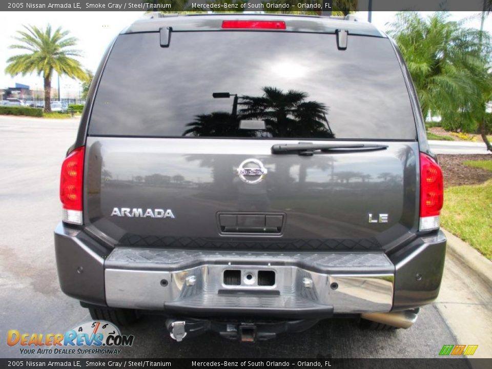2005 Nissan Armada LE Smoke Gray / Steel/Titanium Photo #7