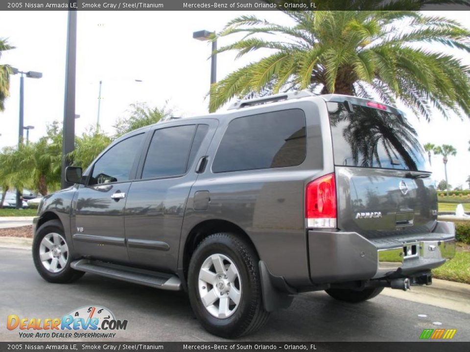 2005 Nissan Armada LE Smoke Gray / Steel/Titanium Photo #8