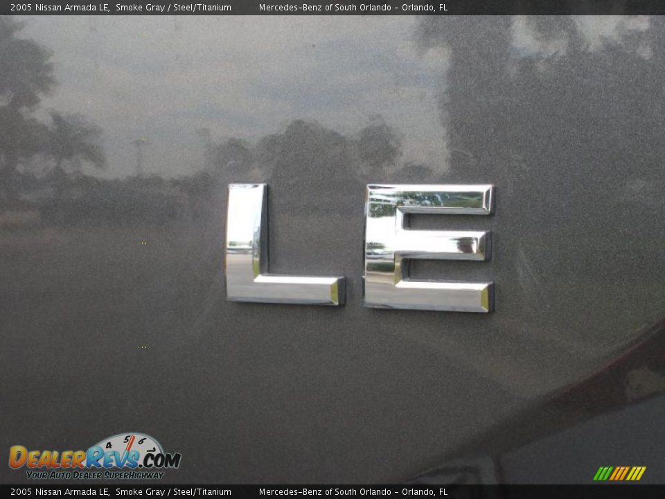 2005 Nissan Armada LE Smoke Gray / Steel/Titanium Photo #10