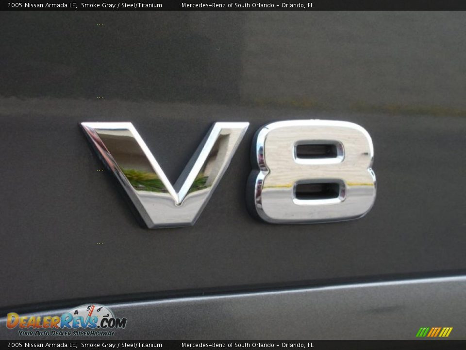 2005 Nissan Armada LE Smoke Gray / Steel/Titanium Photo #11