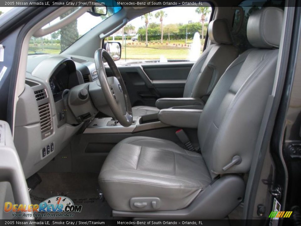 2005 Nissan Armada LE Smoke Gray / Steel/Titanium Photo #13