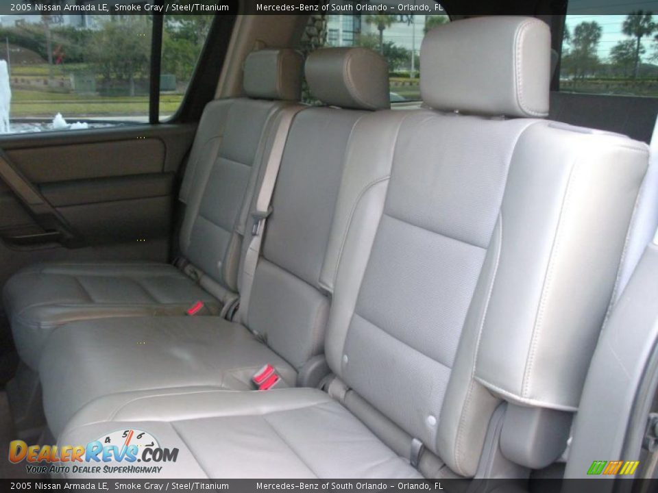2005 Nissan Armada LE Smoke Gray / Steel/Titanium Photo #16