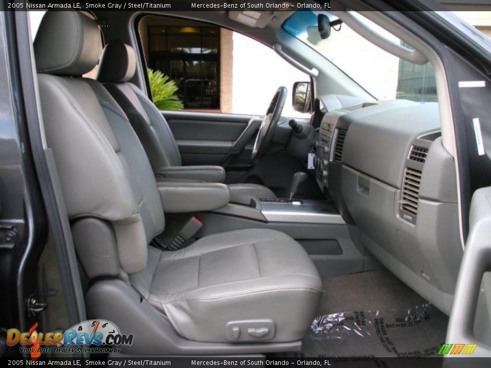 2005 Nissan Armada LE Smoke Gray / Steel/Titanium Photo #18