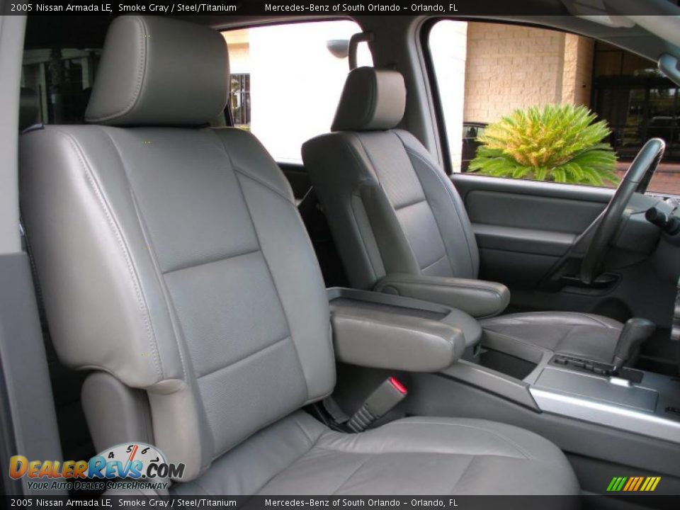 2005 Nissan Armada LE Smoke Gray / Steel/Titanium Photo #19
