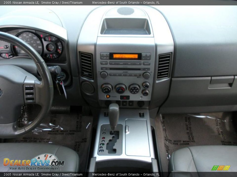 2005 Nissan Armada LE Smoke Gray / Steel/Titanium Photo #20