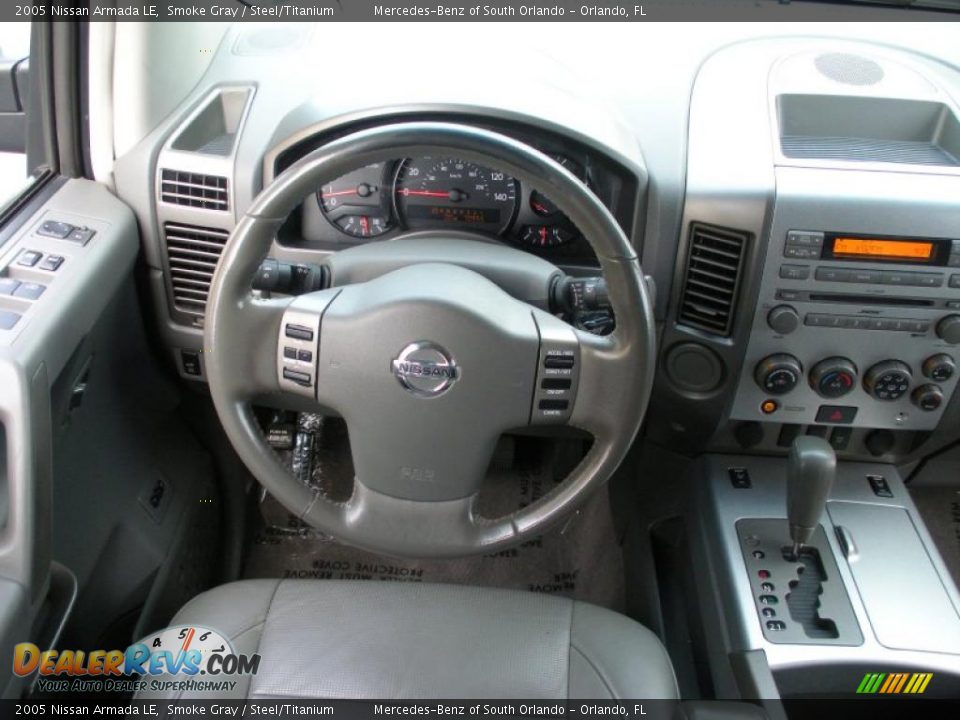 2005 Nissan Armada LE Smoke Gray / Steel/Titanium Photo #21