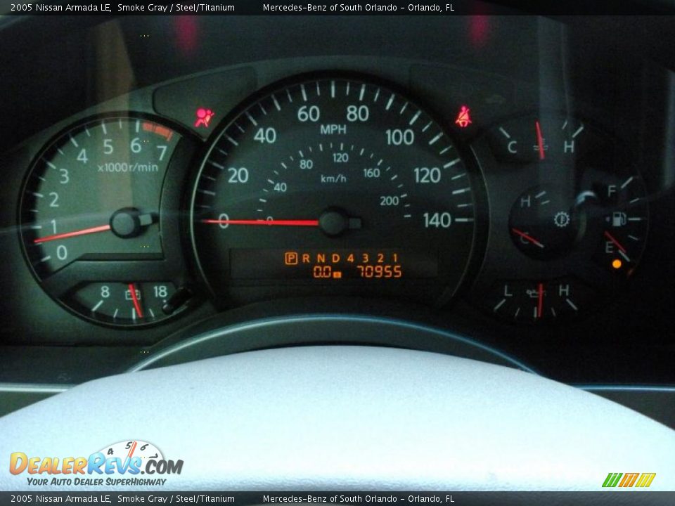2005 Nissan Armada LE Smoke Gray / Steel/Titanium Photo #22