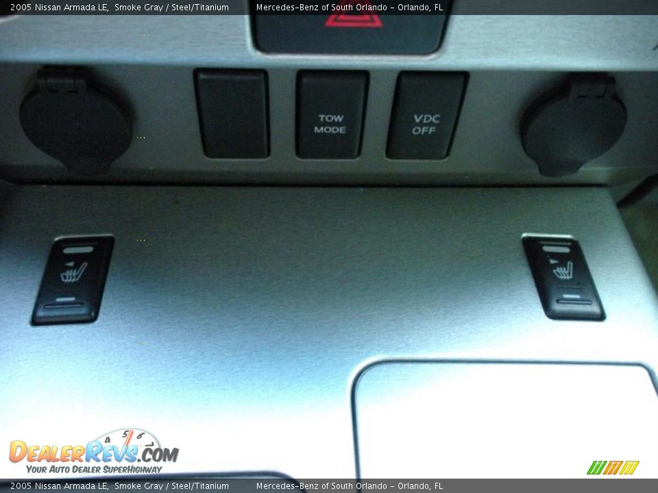 2005 Nissan Armada LE Smoke Gray / Steel/Titanium Photo #25