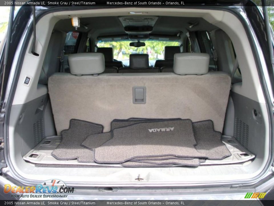 2005 Nissan Armada LE Smoke Gray / Steel/Titanium Photo #26