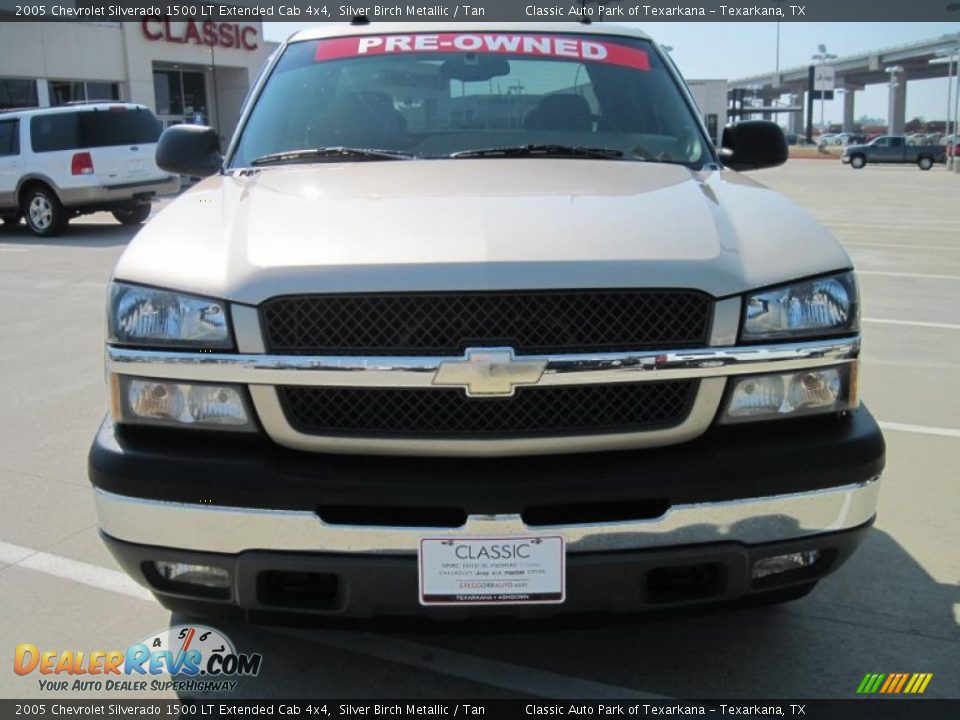 2005 Chevrolet Silverado 1500 LT Extended Cab 4x4 Silver Birch Metallic / Tan Photo #5