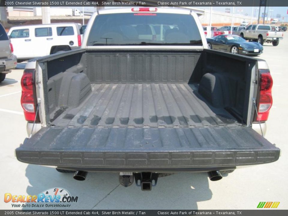 2005 Chevrolet Silverado 1500 LT Extended Cab 4x4 Silver Birch Metallic / Tan Photo #7