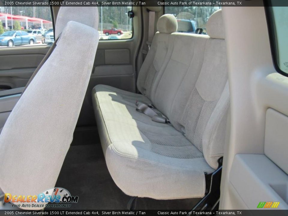 2005 Chevrolet Silverado 1500 LT Extended Cab 4x4 Silver Birch Metallic / Tan Photo #10