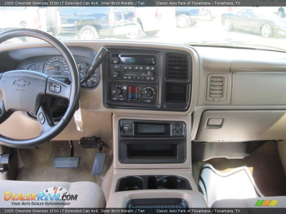 2005 Chevrolet Silverado 1500 LT Extended Cab 4x4 Silver Birch Metallic / Tan Photo #11