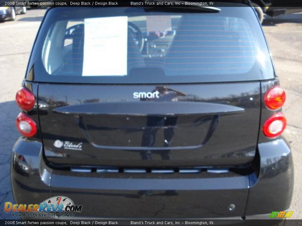 2008 Smart fortwo passion coupe Deep Black / Design Black Photo #2