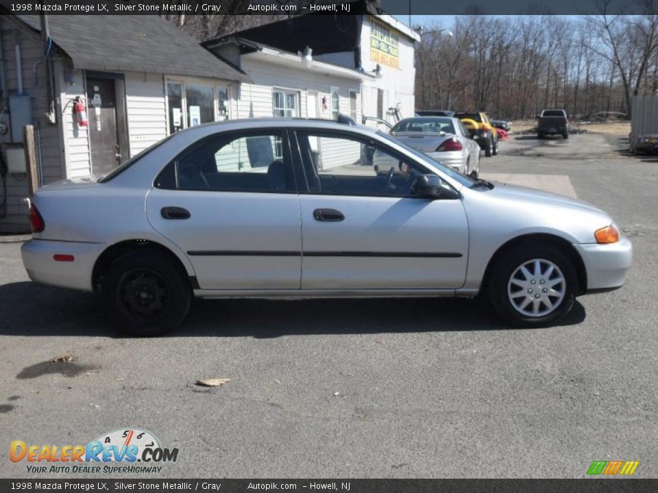 1998 Mazda Protege LX Silver Stone Metallic / Gray Photo #4