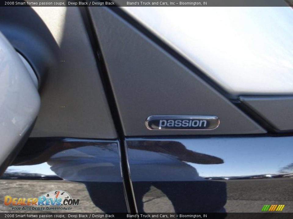 2008 Smart fortwo passion coupe Deep Black / Design Black Photo #4