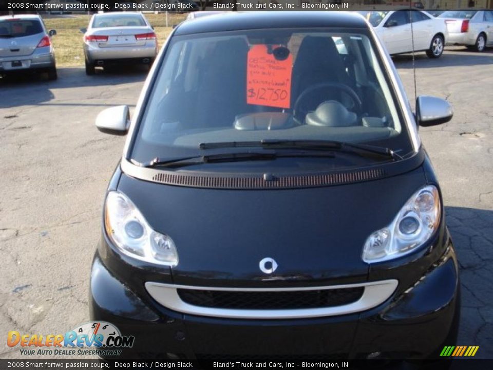 2008 Smart fortwo passion coupe Deep Black / Design Black Photo #5