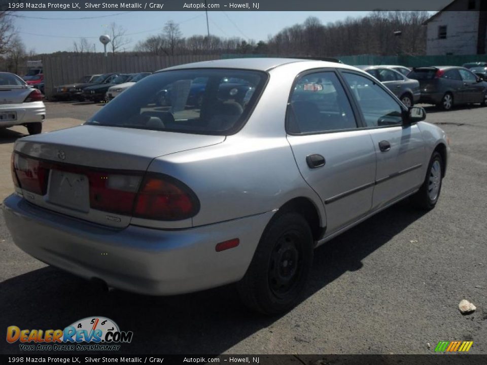 1998 Mazda Protege LX Silver Stone Metallic / Gray Photo #5
