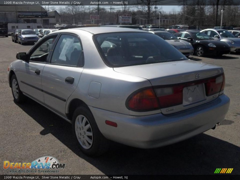 1998 Mazda Protege LX Silver Stone Metallic / Gray Photo #7
