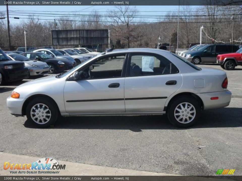 1998 Mazda Protege LX Silver Stone Metallic / Gray Photo #8