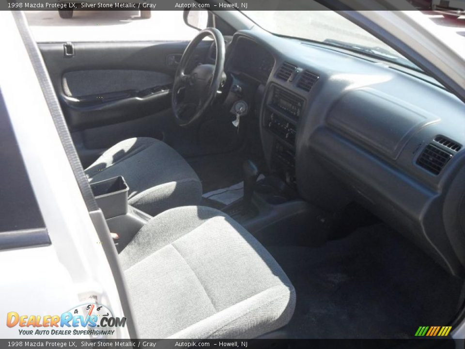 1998 Mazda Protege LX Silver Stone Metallic / Gray Photo #10