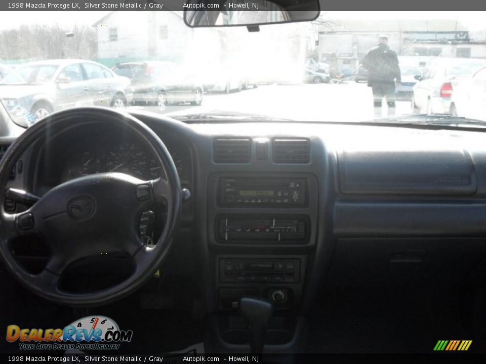 1998 Mazda Protege LX Silver Stone Metallic / Gray Photo #12