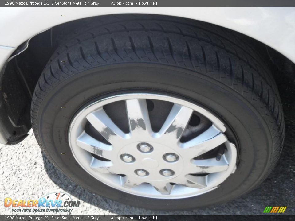 1998 Mazda Protege LX Silver Stone Metallic / Gray Photo #18