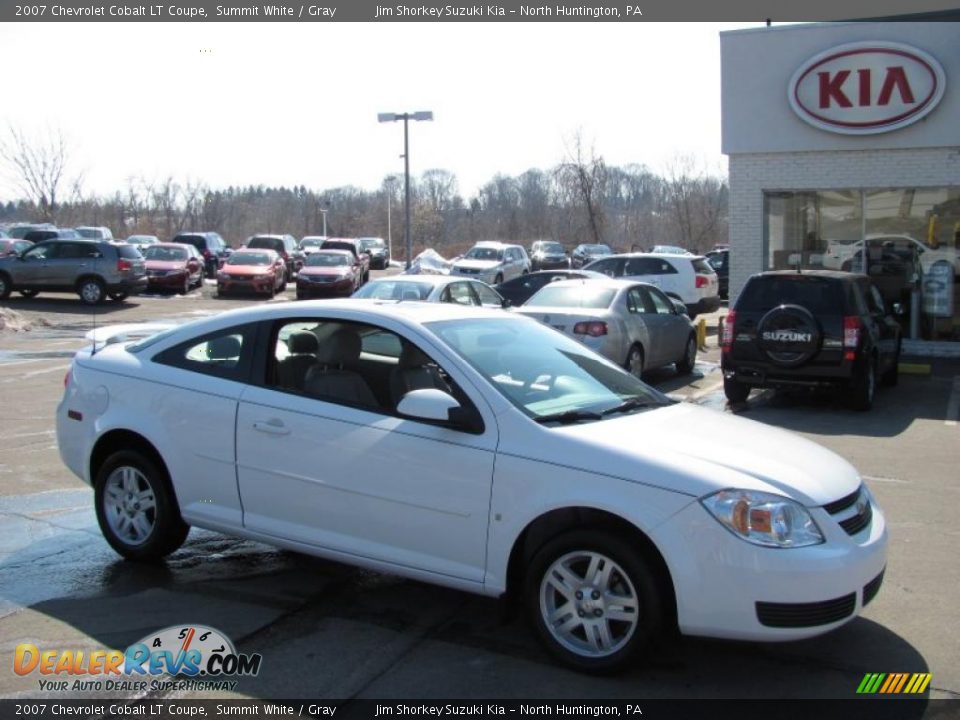 2007 Chevrolet Cobalt LT Coupe Summit White / Gray Photo #1