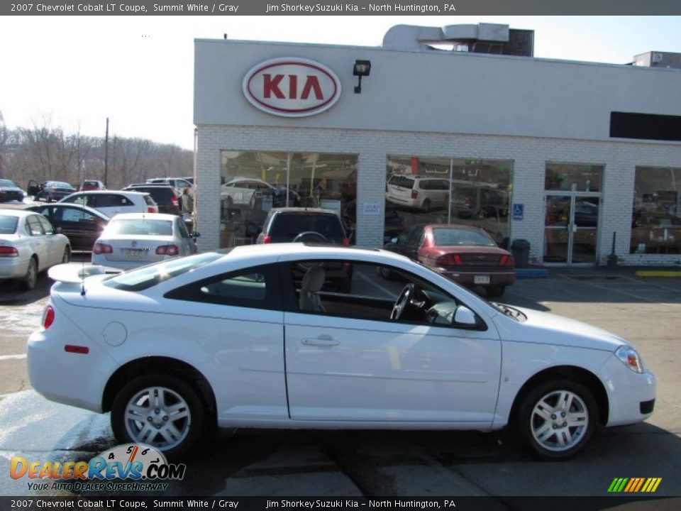 2007 Chevrolet Cobalt LT Coupe Summit White / Gray Photo #2