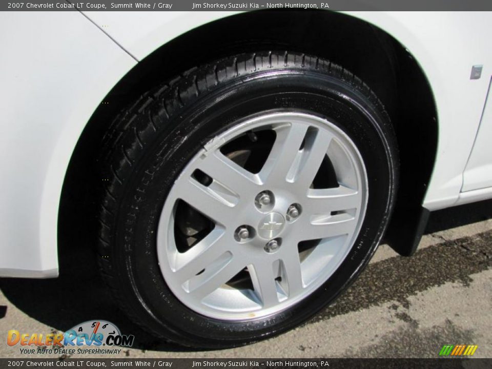 2007 Chevrolet Cobalt LT Coupe Summit White / Gray Photo #7