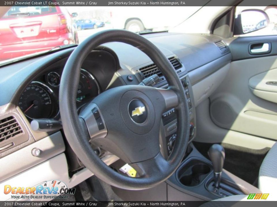 2007 Chevrolet Cobalt LT Coupe Summit White / Gray Photo #12
