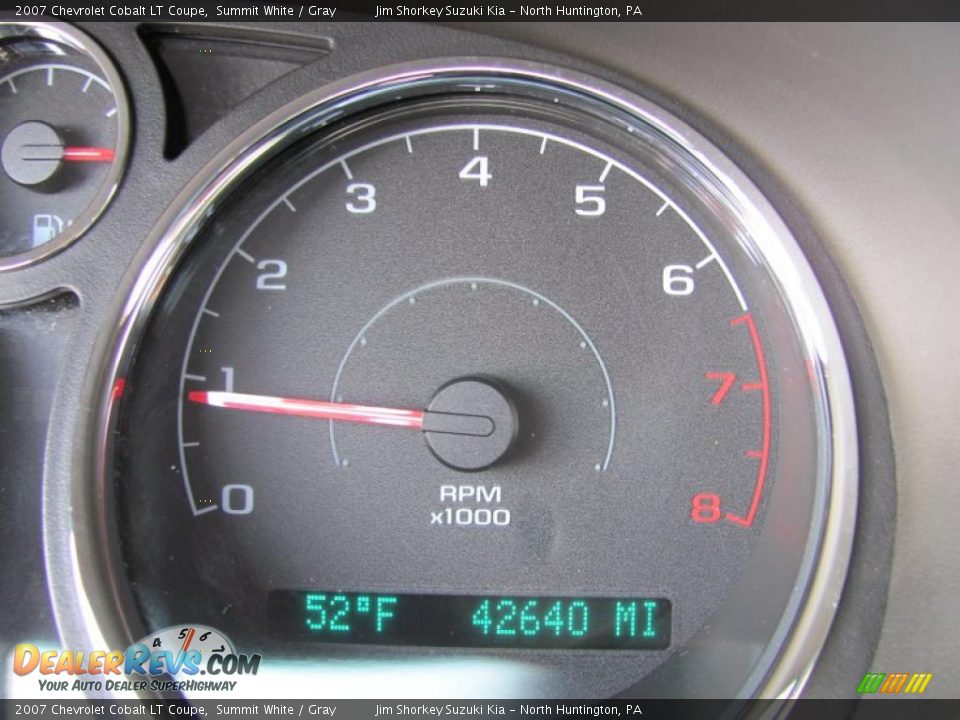 2007 Chevrolet Cobalt LT Coupe Summit White / Gray Photo #15