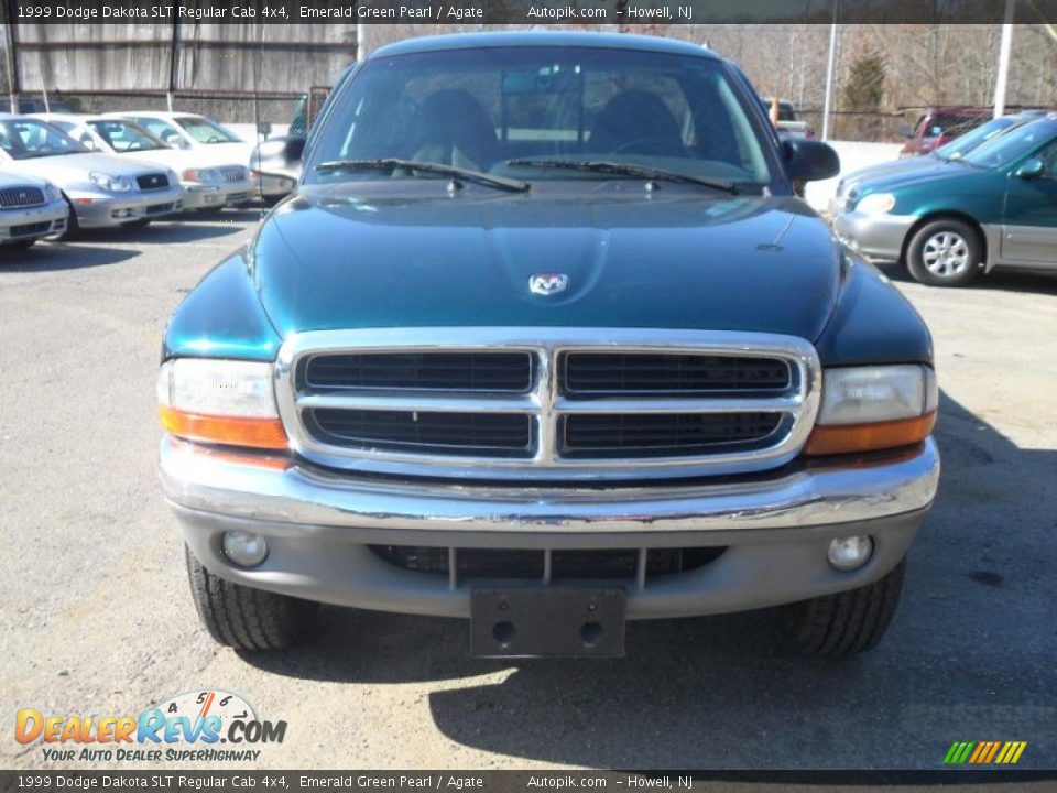 1999 Dodge Dakota SLT Regular Cab 4x4 Emerald Green Pearl / Agate Photo #1