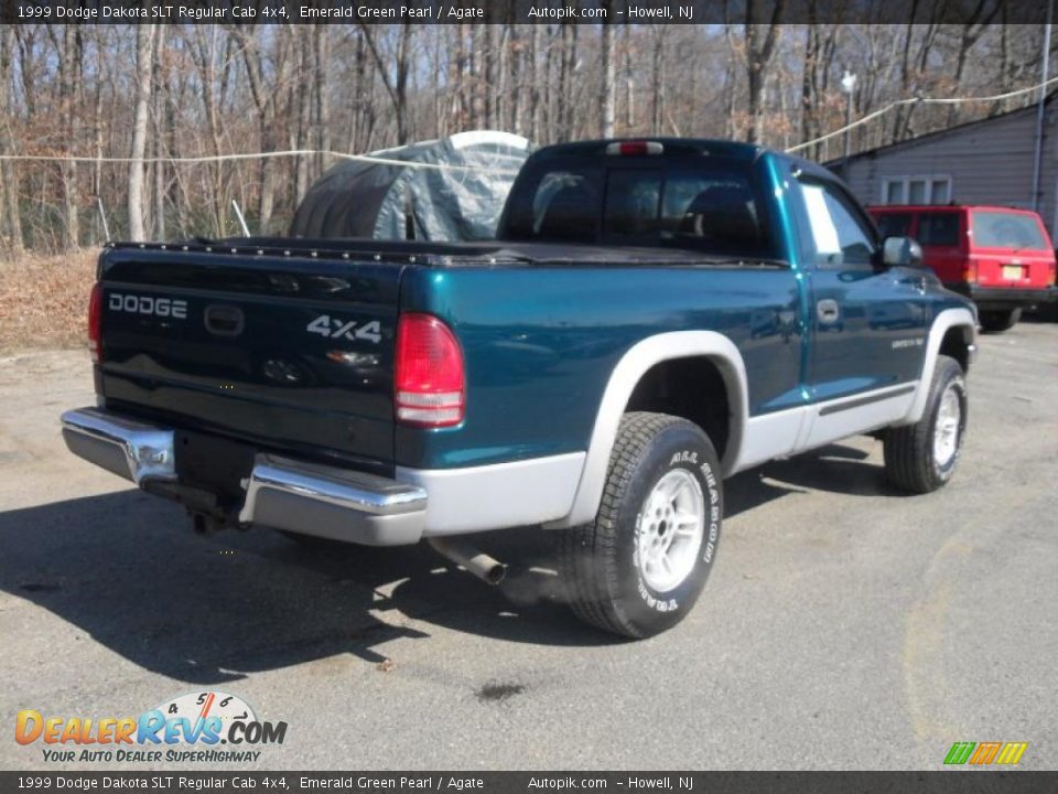 Emerald Green Pearl 1999 Dodge Dakota SLT Regular Cab 4x4 Photo #5