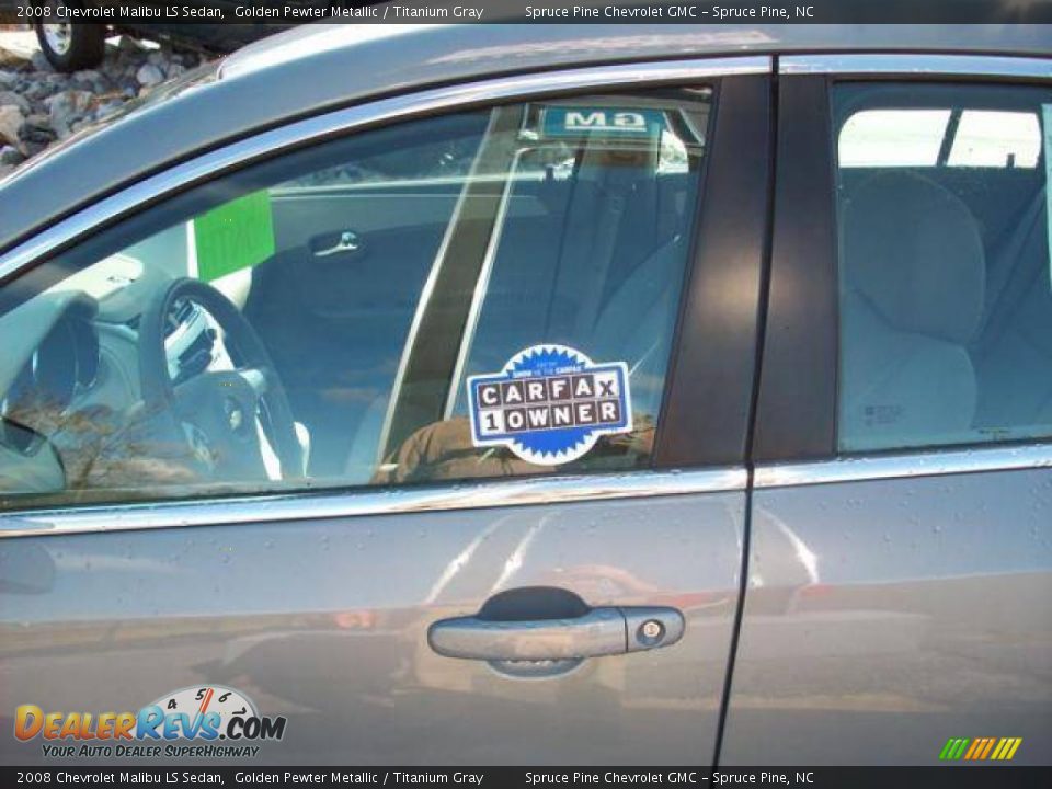 2008 Chevrolet Malibu LS Sedan Golden Pewter Metallic / Titanium Gray Photo #3