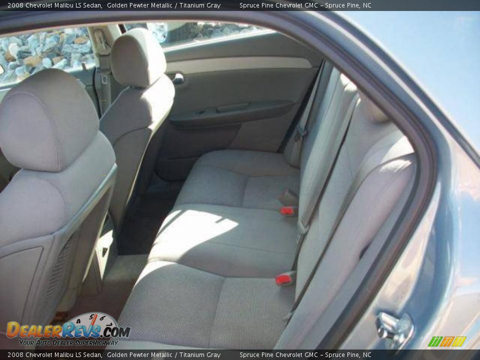2008 Chevrolet Malibu LS Sedan Golden Pewter Metallic / Titanium Gray Photo #4