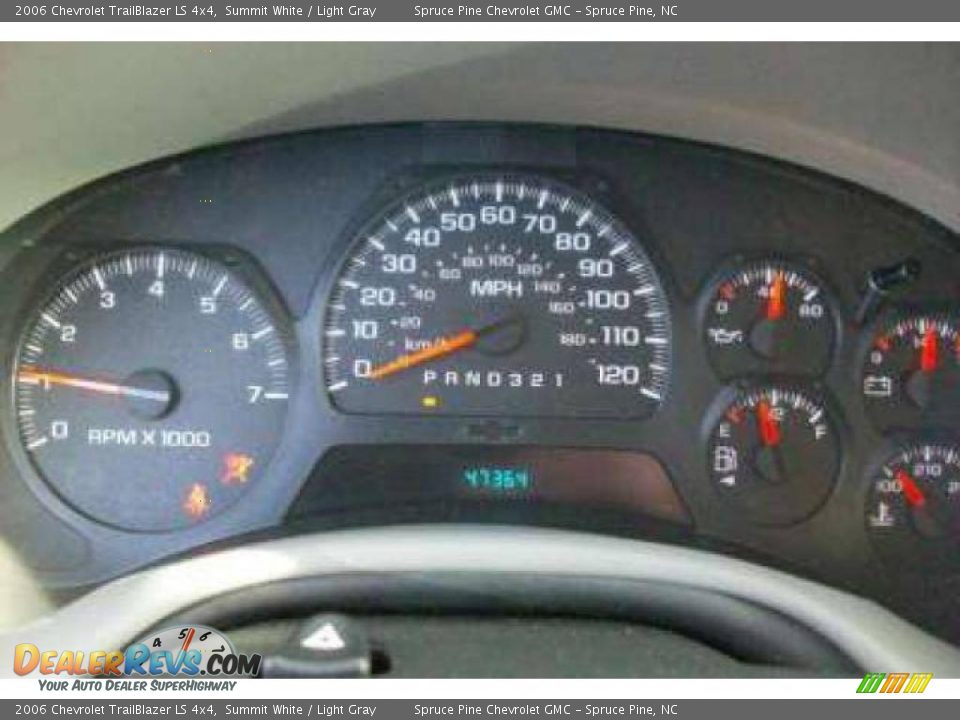 2006 Chevrolet TrailBlazer LS 4x4 Summit White / Light Gray Photo #7