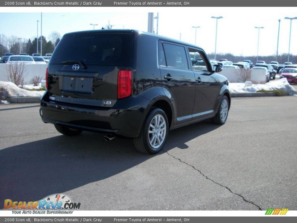 2008 Scion xB Blackberry Crush Metallic / Dark Gray Photo #5