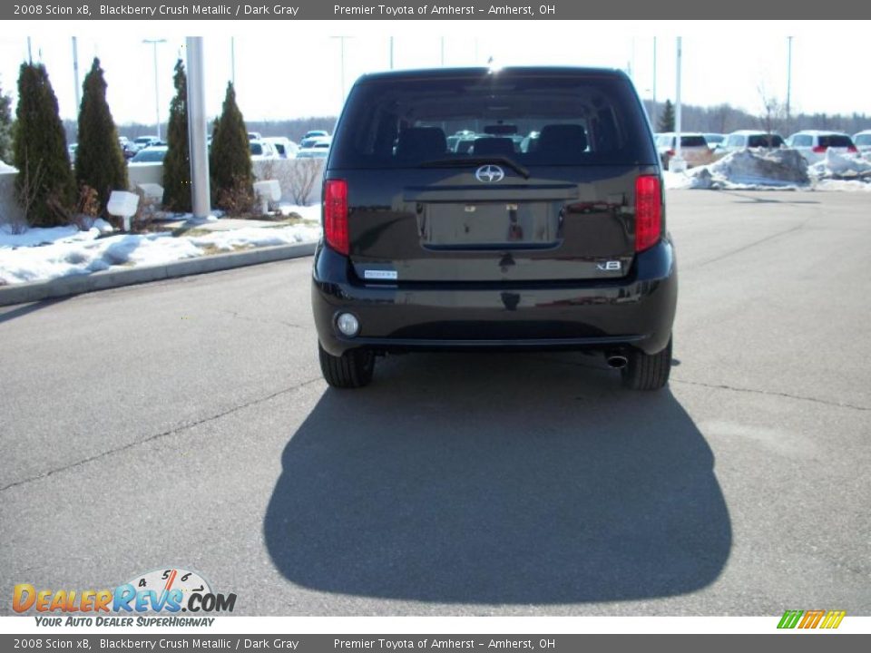 2008 Scion xB Blackberry Crush Metallic / Dark Gray Photo #6
