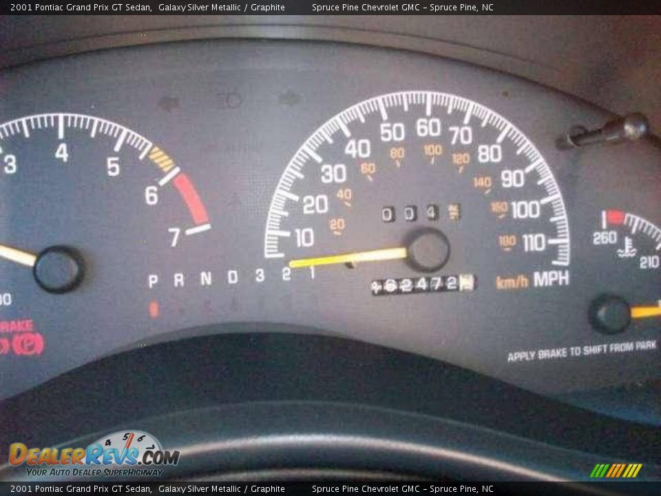 2001 Pontiac Grand Prix GT Sedan Galaxy Silver Metallic / Graphite Photo #6