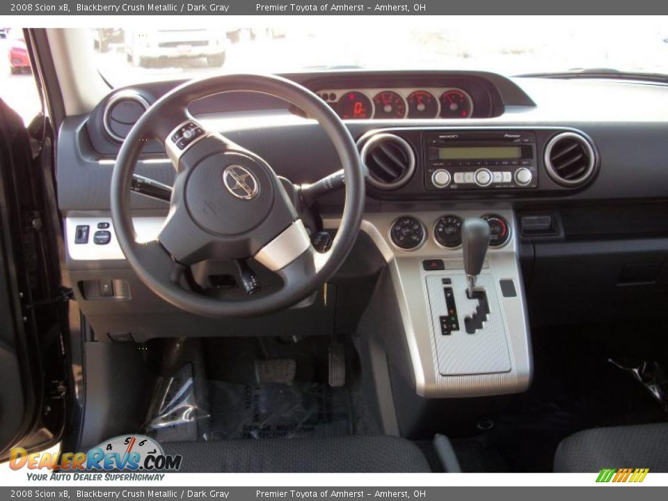 2008 Scion xB Blackberry Crush Metallic / Dark Gray Photo #16