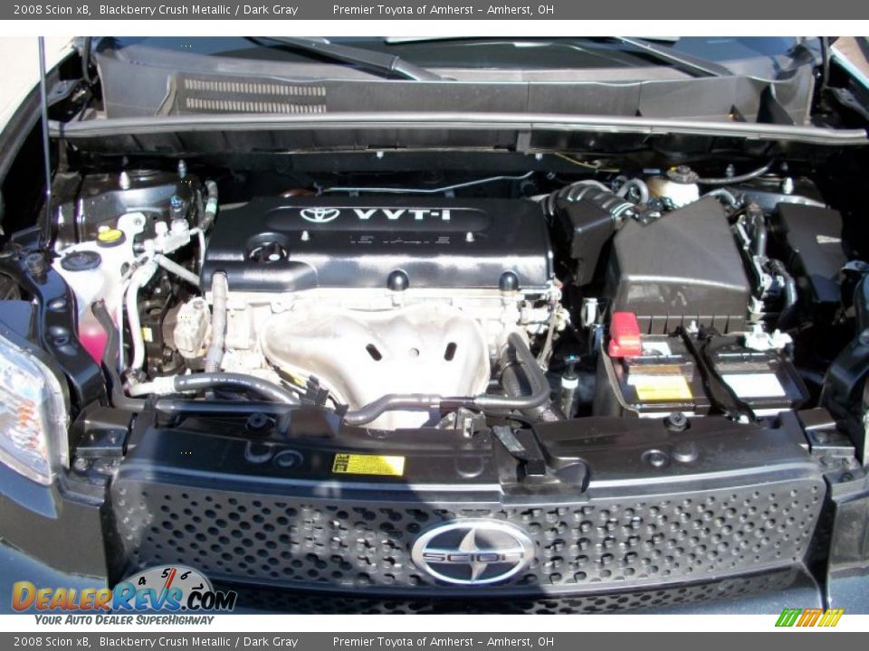 2008 Scion xB Blackberry Crush Metallic / Dark Gray Photo #17