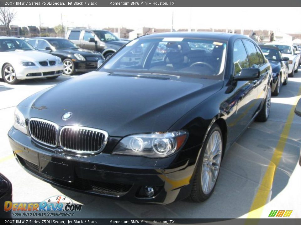 2007 BMW 7 Series 750Li Sedan Jet Black / Black Photo #1