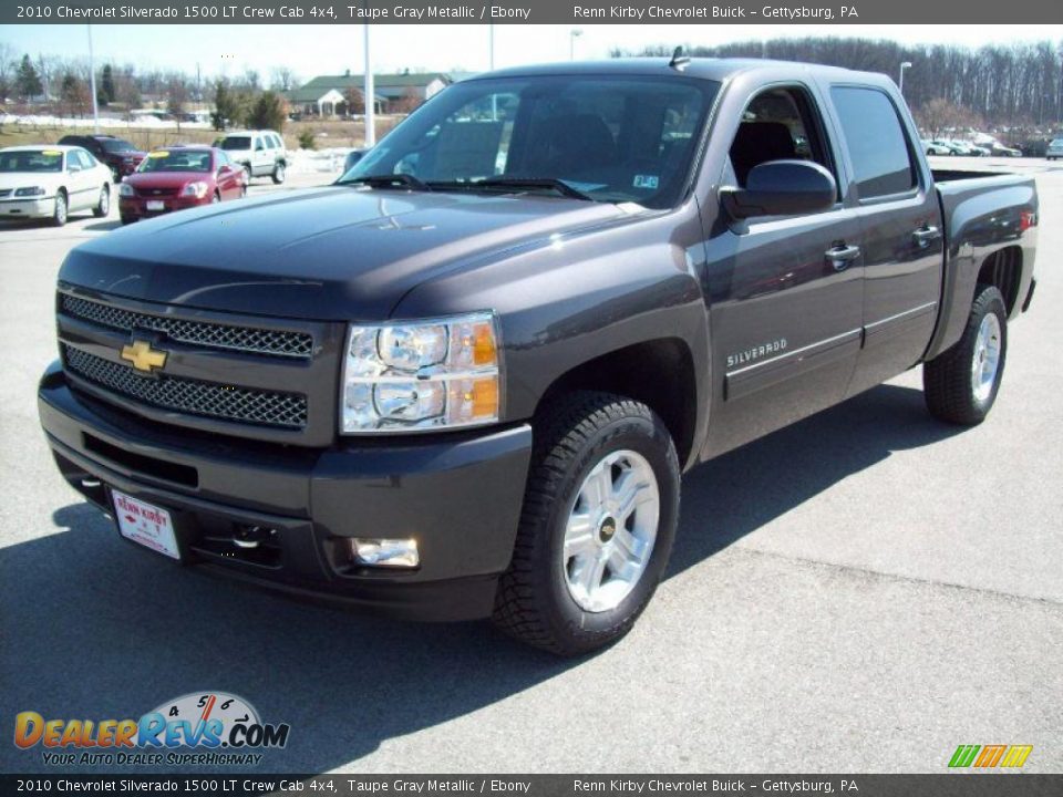 2010 Chevrolet Silverado 1500 LT Crew Cab 4x4 Taupe Gray Metallic / Ebony Photo #2
