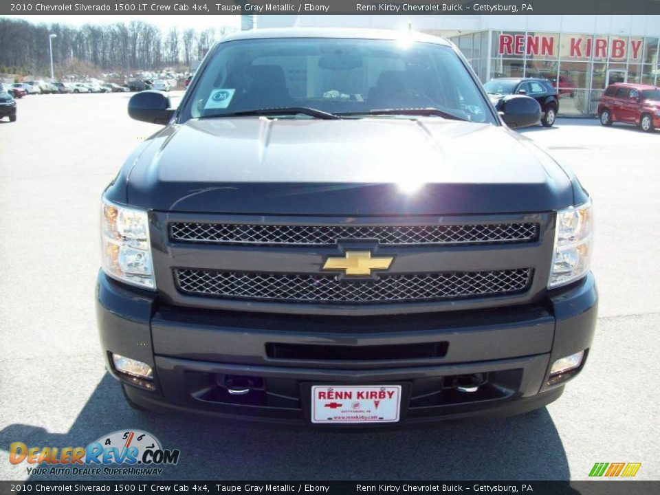 2010 Chevrolet Silverado 1500 LT Crew Cab 4x4 Taupe Gray Metallic / Ebony Photo #10