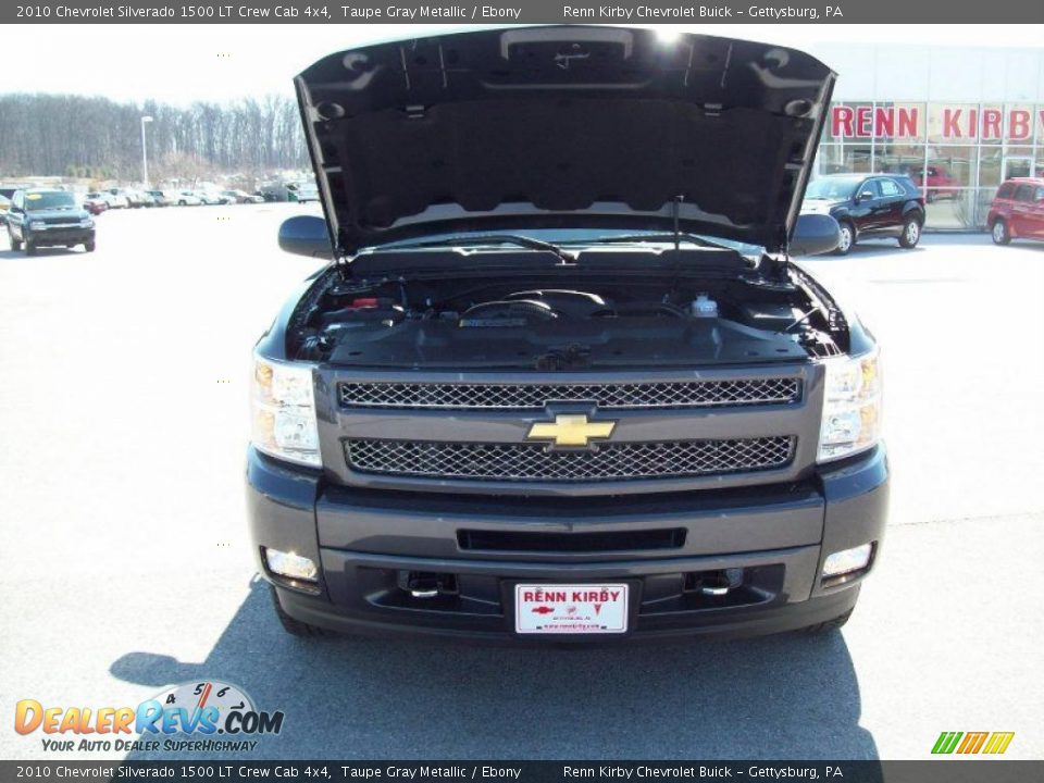 2010 Chevrolet Silverado 1500 LT Crew Cab 4x4 Taupe Gray Metallic / Ebony Photo #12