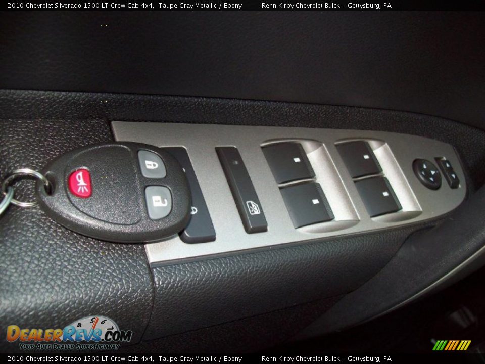 2010 Chevrolet Silverado 1500 LT Crew Cab 4x4 Taupe Gray Metallic / Ebony Photo #14