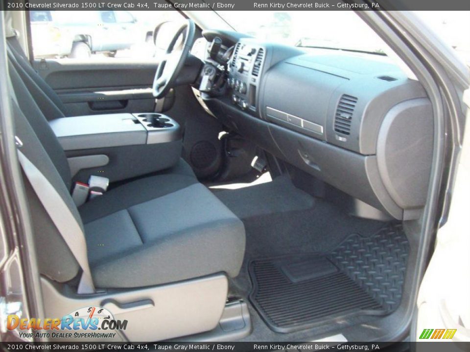 2010 Chevrolet Silverado 1500 LT Crew Cab 4x4 Taupe Gray Metallic / Ebony Photo #15